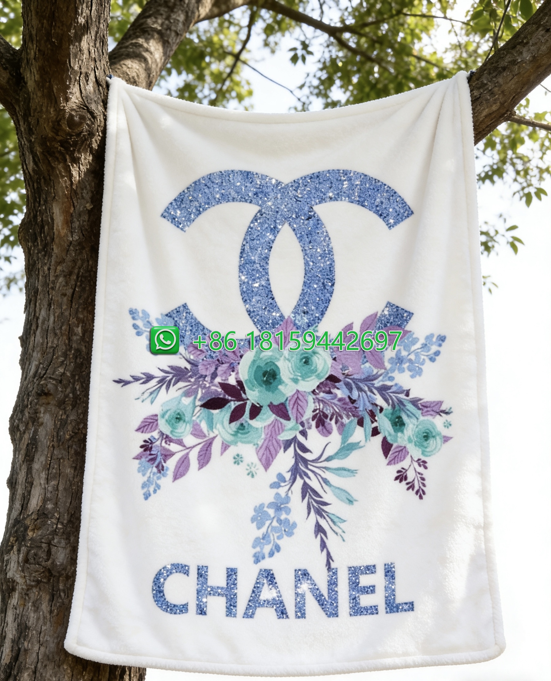 Chanel Throw Blankets